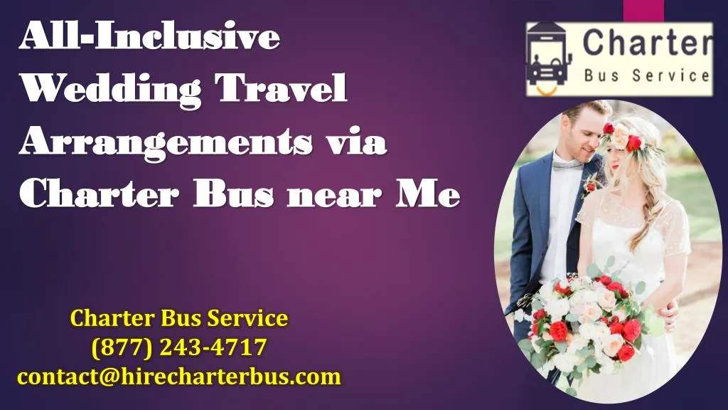 all inclusive wedding travel arrangements