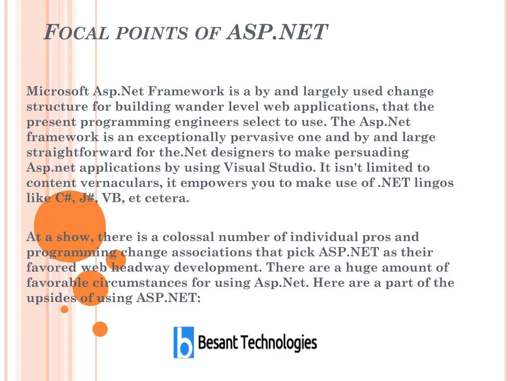 focal points of asp net