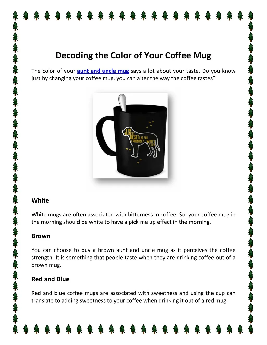 decoding the color of your coffee mug