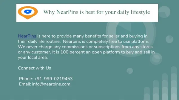 NearPins - Connect with your shops