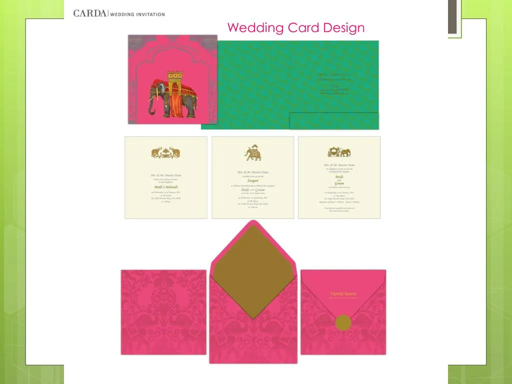 wedding card design