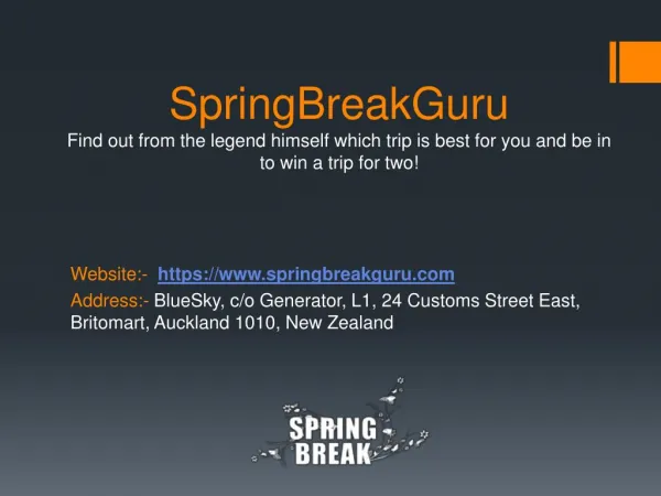 SPRING BREAK™ GURU - Book Spring Break 2018, 5 Days of Sun & Sea