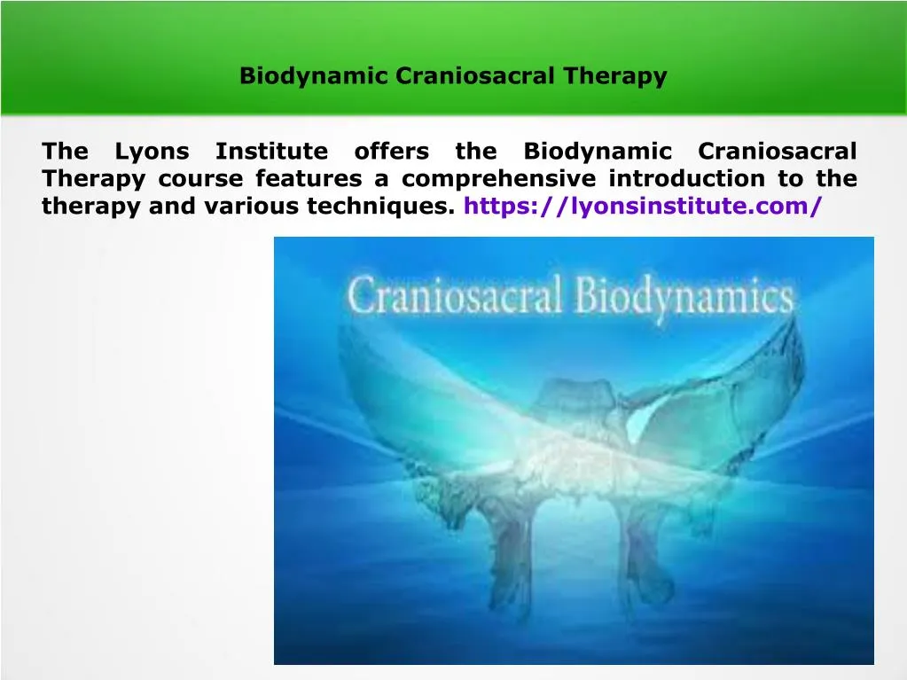 biodynamic craniosacral therapy