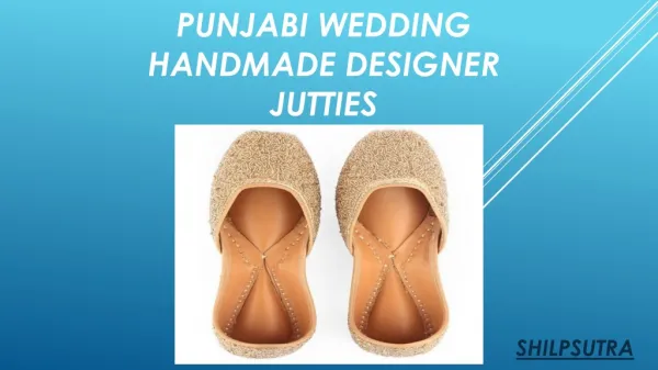 INDIAN WEDDING JUTTI