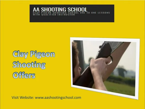 Clay Pigeon Shooting Offers from AA Shooting School, Dorset, UK