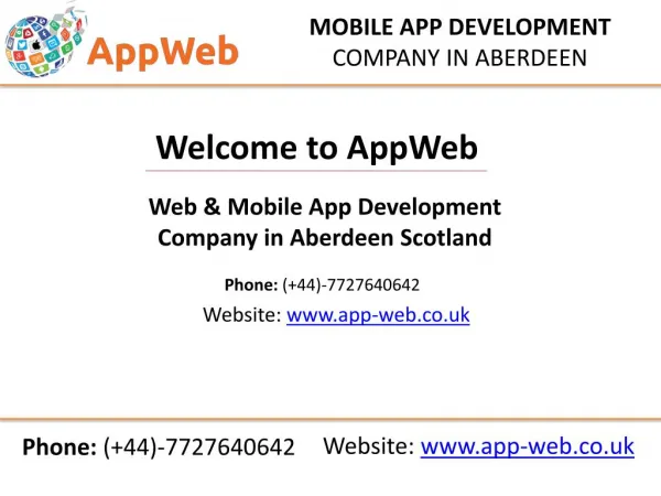 App Development Aberdeen