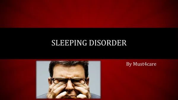 8 Common Types of Sleeping Disorder