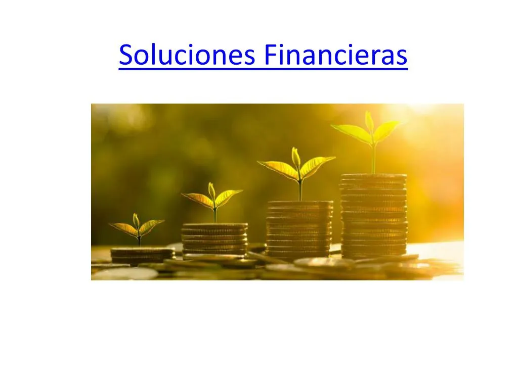 soluciones financieras