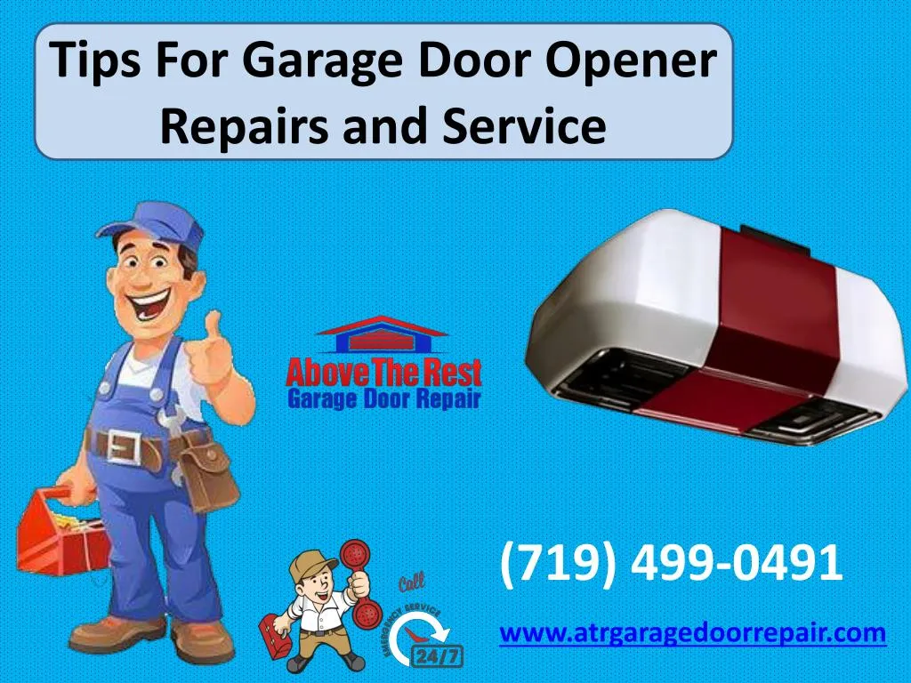 tips for garage door opener repairs and service