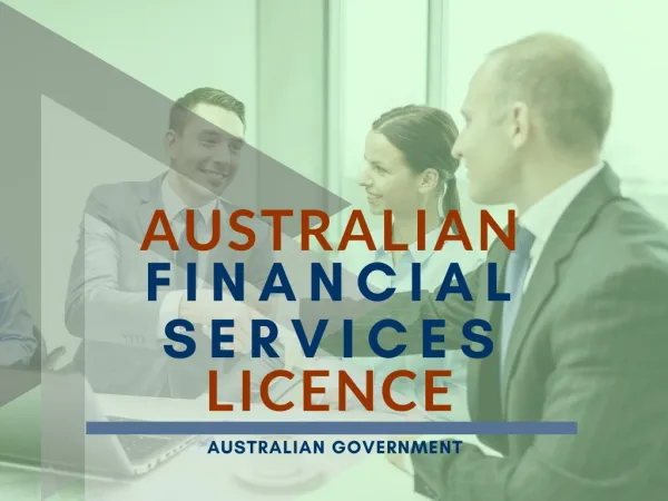 Australian Financial Services Licence (AFSL) - Australian Government