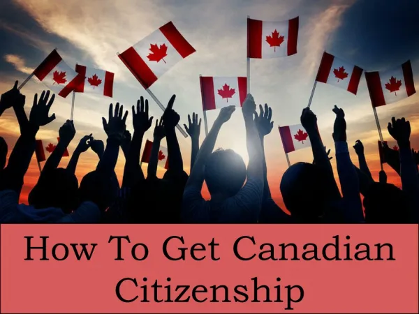 How to Get Canadian Citizenship