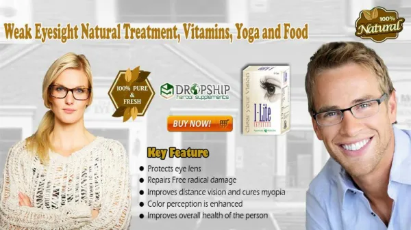 Weak Eyesight Natural Treatment, Vitamins, Yoga and Food