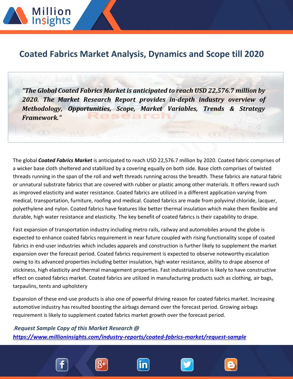 coated fabrics market analysis dynamics and scope