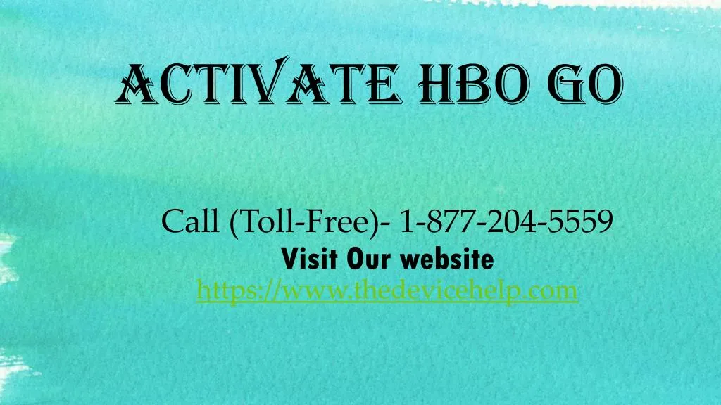 activate hbo go