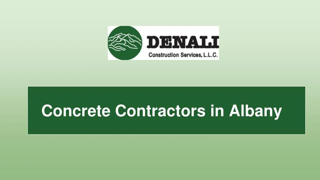 concrete contractors in albany