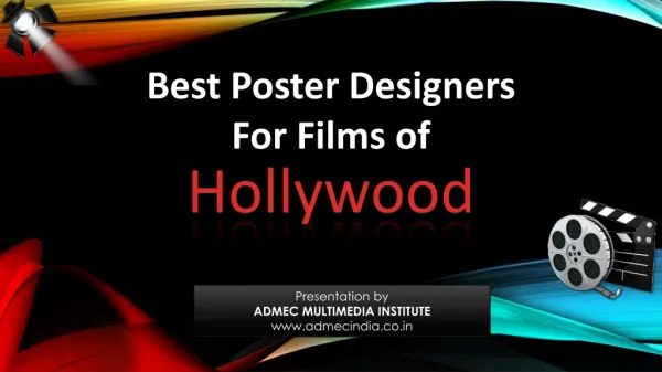Best Hollywood poster designers