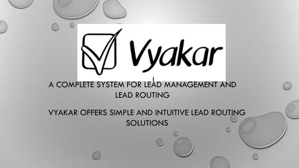 a complete system for lead management and lead