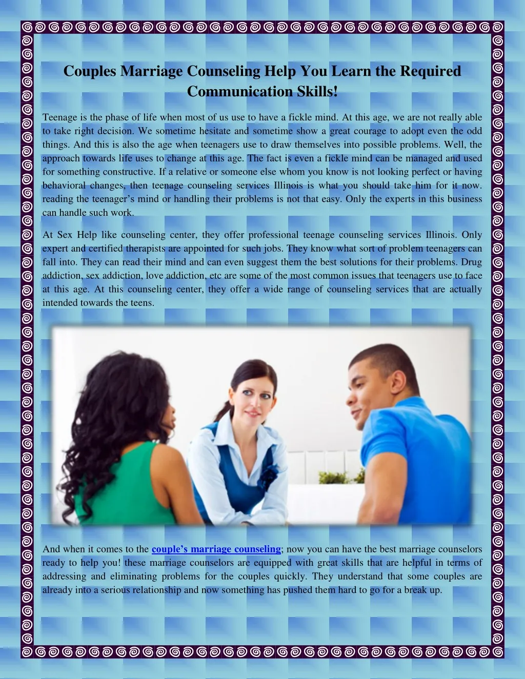 couples marriage counseling help you learn