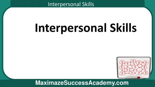 Improve Your Interpersonal Skills
