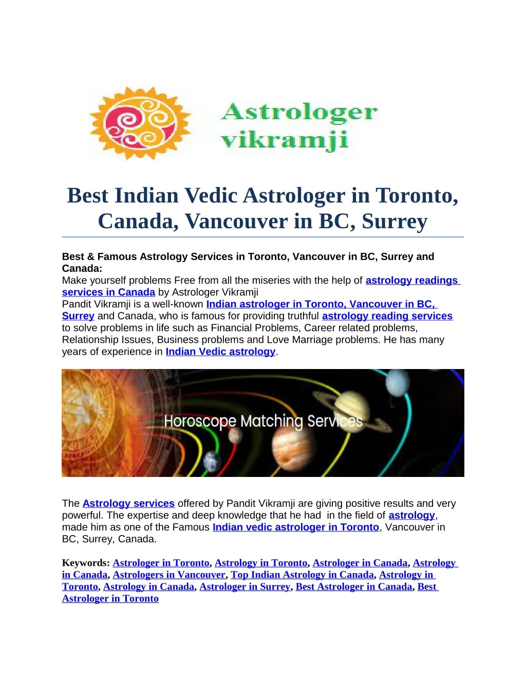 best indian vedic astrologer in toronto canada