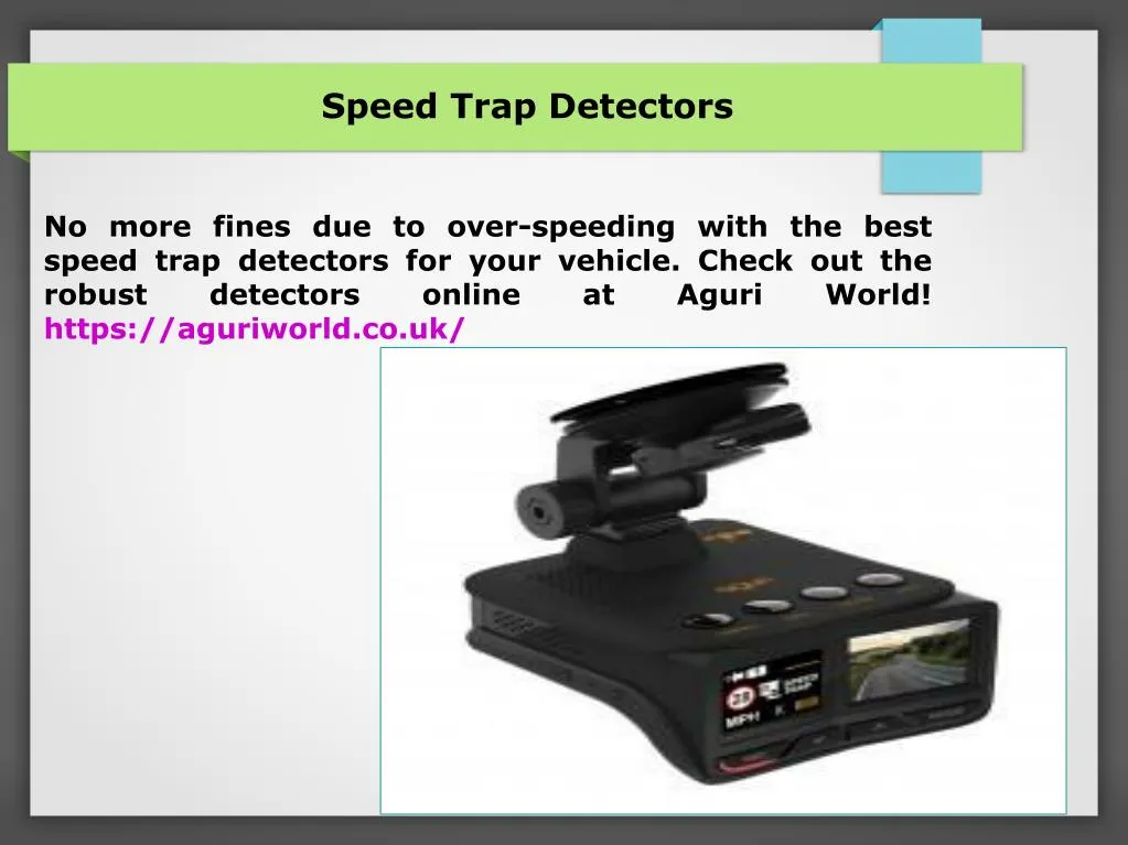 speed trap detectors