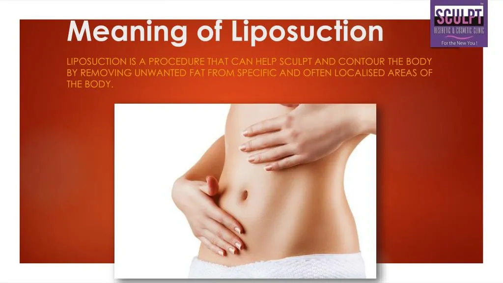 meaning of liposuction