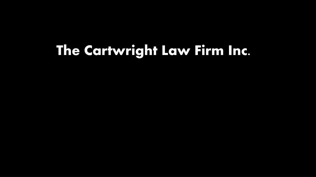 the cartwright law firm i nc