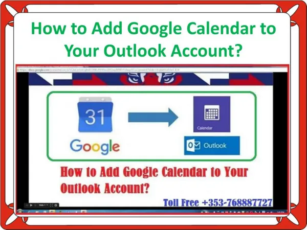 How to Add Google Calendar to Your Outlook Account?