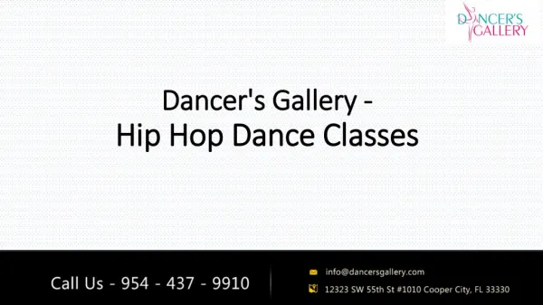 Dancer’s Gallery – Hip-Hop Dance Classes