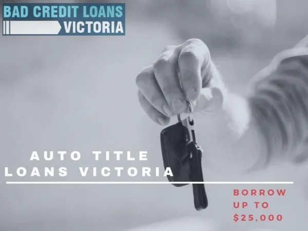 Quick Money Loans Victoria