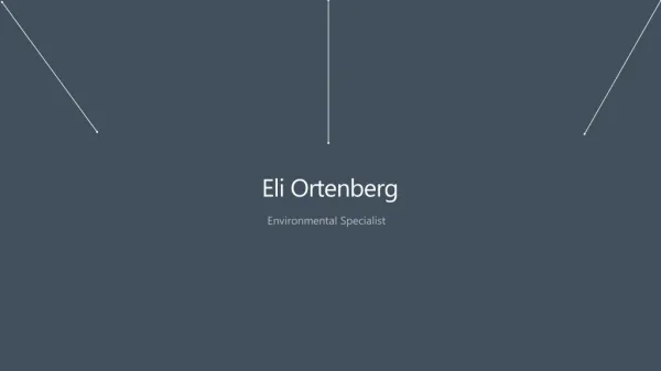 Eli Ortenberg Geologist