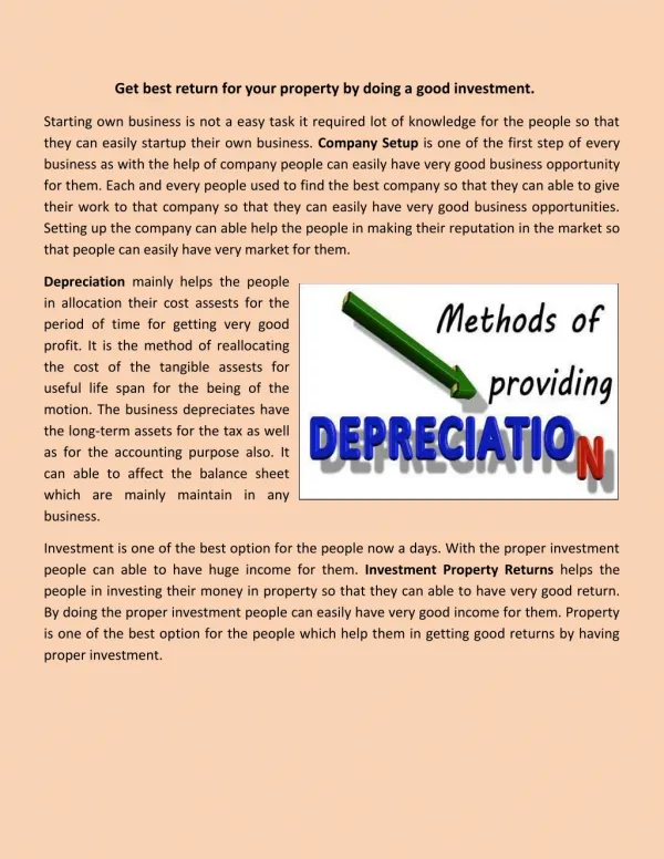 Depreciation