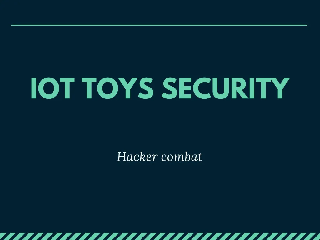iot toys security