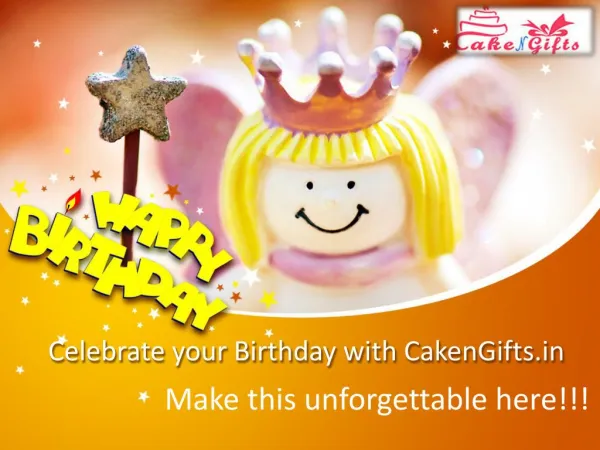 CakenGifts offers the delivery of cakes online