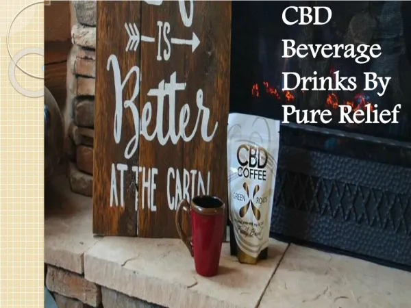 CBD Beverage Drinks By Pure Relief
