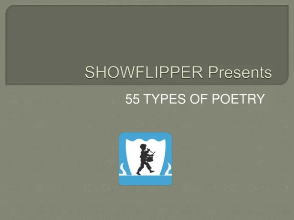 55 TYPES OF POETRY - ShowFlipper