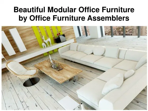Office Furniture Moving Services in Washington DC