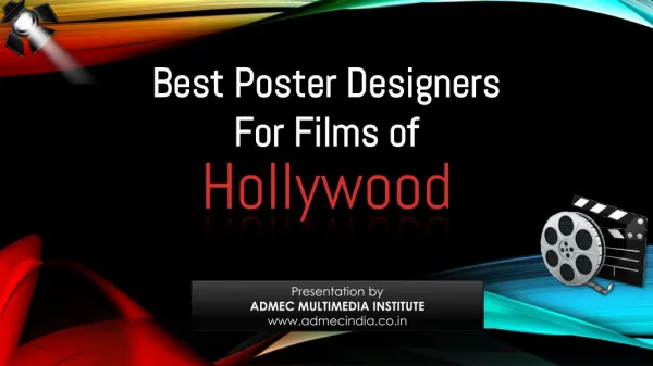 Best Hollywood poster designers