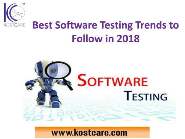 Best Software Testing Trends to Follow in 2018 | Software Testing Services| QA Testing