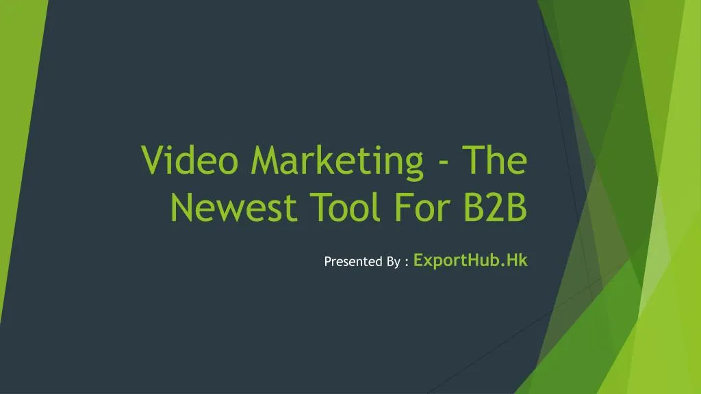 video marketing the newest tool for b2b