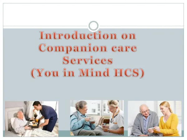 Companion care services
