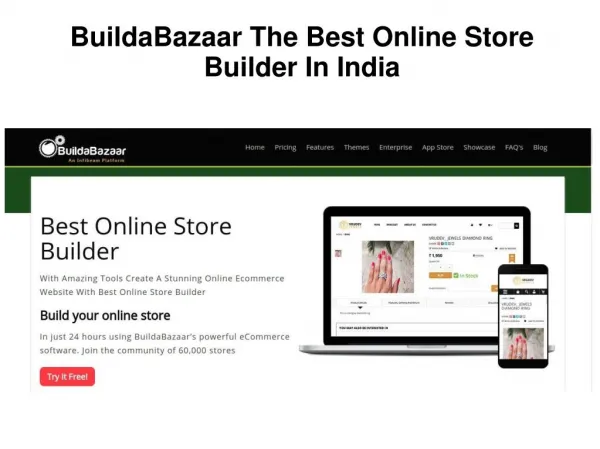 BuildaBazaar - The Best Online Store Builder In India