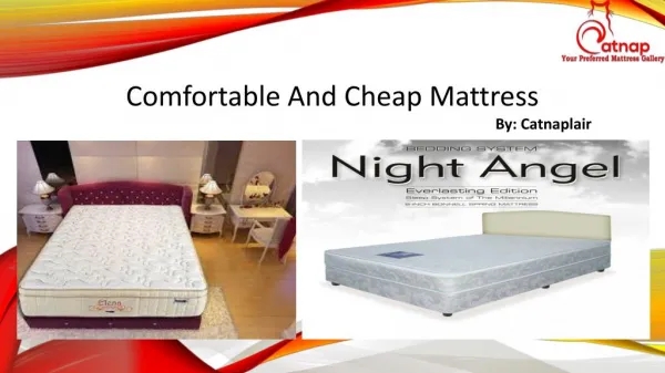 Find the Comfortable and Cheap Mattress in Singapore