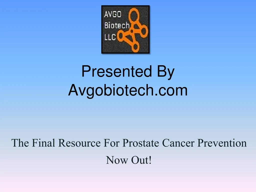 presented by avgobiotech com