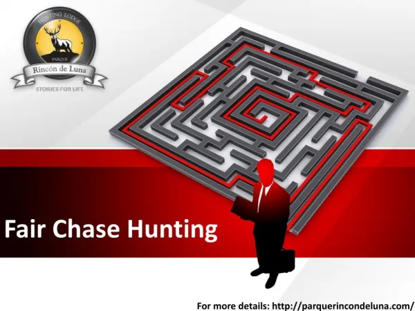 Fair Chase Hunting