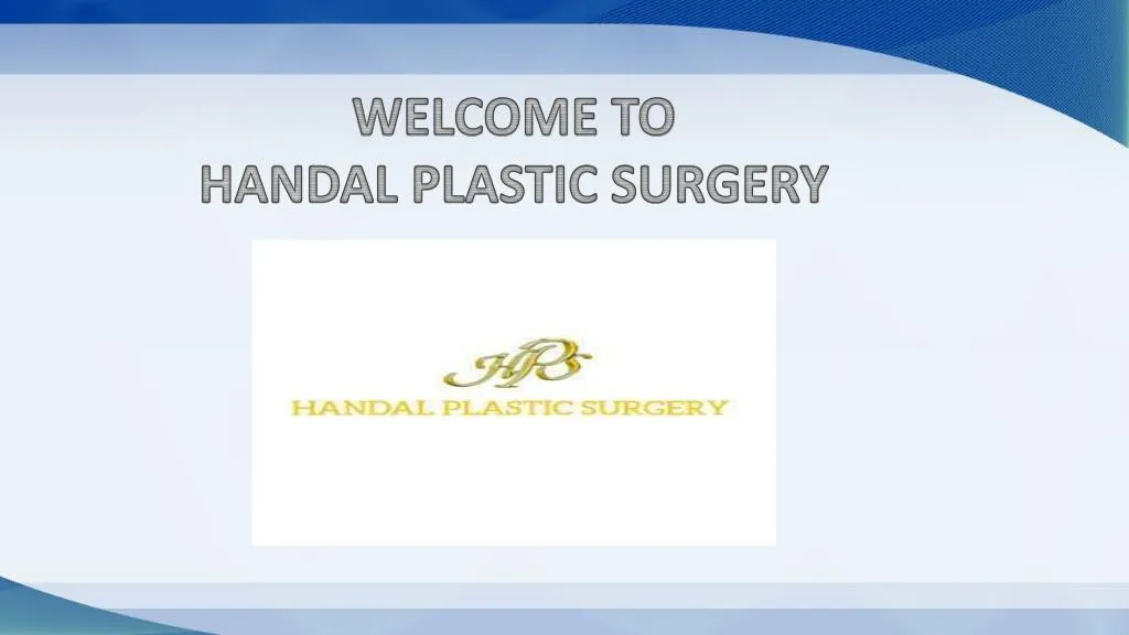 welcome to handal plastic surgery