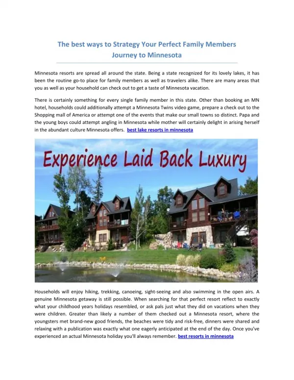 Minnesota Vacation Rentals | Minnesota Cabin Rentals – Cabins for Rent in MN