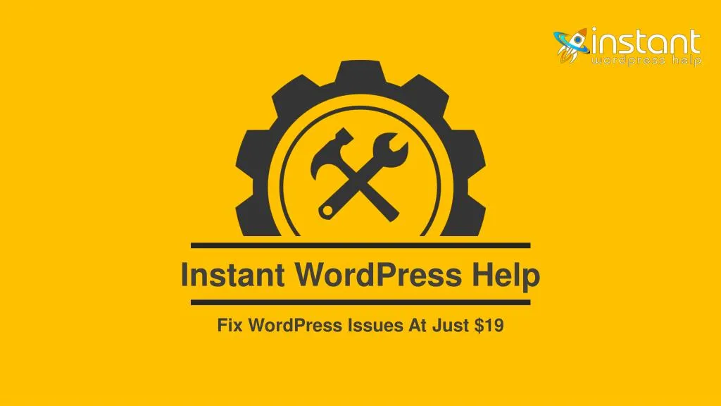 instant wordpress help