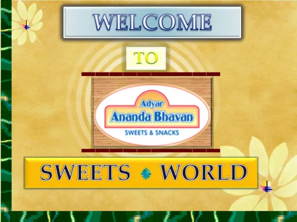 Adyar Ananda Bhavan Sweets Varieties