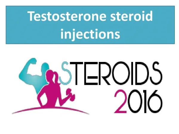 Testosterone steroid injections for sale